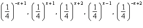 Determine which of the following functions is graphed below.     A)    B)    C)    D)    E)   