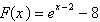 Explain how to use the graph of   to produce the graph of   . A) Shift the graph of f horizontally 2 units to the right and then shift this graph vertically downward 8 units. B) Shift the graph of f horizontally 8 units to the right and then shift this graph vertically upward 2 units. C) Shift the graph of f horizontally 2 units to the right and then shift this graph vertically upward 8 units. D) Shift the graph of f horizontally 8 units to the left and then shift this graph vertically downward 2 units. E) Shift the graph of f horizontally 2 units to the left and then shift this graph vertically downward 8 units.