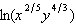 Expand the given logarithmic expression. Assume all variable expressions represent positive real numbers.   A)    B)    C)    D)    E)   