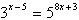 Use algebraic procedures to find the exact solution of the equation   . A)    B)    C)    D)    E)   