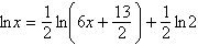 Use algebraic procedures to find the exact solution of the equation   . A) -1, 13 B)    C)    D) 1 E)   