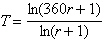 A model for how long our coal resources will last is given by   where r is the percent increase in consumption from current levels of use and T is the time (in years) before the resources are depleted. What percent increase in consumption of coal will deplete the resources in 38.1 years? Round to the nearest tenth of a percent. A) 9.9% B) 8.7% C) 10.5% D) 10.1% E) 8.1%