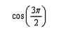 Find the exact value of the function.   A) undefined B) 0.5 C) 0 D) -1 E) 1
