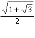 Use the half-angle identities to find the exact value of the trigonometric expression. cos 22.5 ° A)    B)    C)    D)    E)   