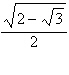 Use the half-angle identities to find the exact value of the trigonometric expression. cos 22.5 ° A)    B)    C)    D)    E)   