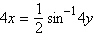 Solve for y in terms of x .   A)    B)    C)    D)    E)   