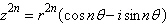 Use the equation   to find   for the equation below. Write the answer in trigonometric form.   A)    B)    C)    D)    E)   