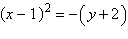 Find the vertex, focus, and directrix of the parabola given by the equation.   A) vertex :   , focus :   , directrix :   B) vertex :   , focus :   , directrix :   C) vertex :   , focus :   , directrix :   D) vertex :   , focus :   , directrix :   E) vertex :   , focus :   , directrix :  