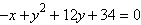 Find the vertex, focus, and directrix of the parabola given by the equation.   A) vertex:   , focus:   , directrix:   B) vertex:   , focus:   , directrix:   C) vertex:   , focus:   , directrix:   D) vertex:   , focus:   , directrix:   E) vertex:   , focus:   , directrix:  