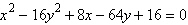 Use the quadratic formula to solve for y in terms of x . Then use a graphing utility to graph the equation.   A)    B)    C)    D)    E)   