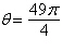 Find a rectangular form of the equation   . A)    B)    C)    D)    E)   