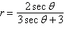 Sketch the graph of the polar equation.   A)    B)    C)    D)    E)   
