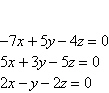 Solve the system of equations below:   A)    B)    C)    D)    E)   