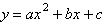 Find an equation of the form   whose graph passes through the points   and   . A)    B)    C)    D)    E)   