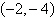 Find an equation of the form   whose graph passes through the points   and   . A)    B)    C)    D)    E)   