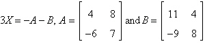 Solve for X in the equation given.   A)    B)    C)    D)    E)   