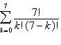 Evaluate the series.   A) 128 B) 8 C) 32 D) 2 E) 64