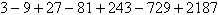 Write the given series in summation notation.   A)    B)    C)    D)    E)   