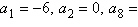 The first two terms of the arithmetic sequence are given. Find the indicated term.     A) -36 B) 36 C) 42 D) -42 E) 48