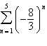 Find the sum of the finite geometric series. Round to the nearest hundredth.   A) -98.80 B) 13223.94 C) 1858.99 D) 36.05 E) 260.80