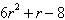 Evaluate the following polynomial for the indicated value of the variable.   , for   . A) -3 B) 5 C) -15 D) -7 E) -1