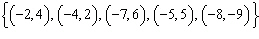Find the domain and range of the relation   . A)  Domain:   ; Range:   B)  Domain:   ; Range:   C)  Domain:   ; Range:   D)  Domain:   ; Range:   E)  Domain:   ; Range:  