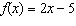 The graphs of   and   are shown below. Find the value(s)  of x for which   .   A)    B)    C)    D)    E)   