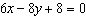 For the linear equation   , find the   -intercept. A)    B)    C)  (   , 0)  D)  (   , 0)  E)   