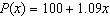 <strong>A town starts with 100 people and grows by 9% per year, with x representing the number of years. Which of the following functions model this behavior?</strong> A) B) C) D) E)
