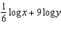 Which one of the following is the correct combination of the logarithm   in simplified form? A)    B)    C)    D)    E)   