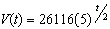 <strong>On August 21, 2009, the World Health Organization announced its prediction that the number of new cases of H1N1 (swine flu) virus would double every 5 days for several months. As of July 27, 2009, the number of new cases was 26116. Which one of the following exponential functions model the growth of this virus?</strong> A) B) C) D) E)