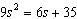 Solve the equation   by factoring. A)      and     B)      and     C)      and     D)    and   E)    and  