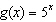 For values of   , the function   grows faster than the function   .