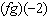 Use the graph below to find   .   A)  -2 B)  73 C)  -0.6 D)  -3212 E)  -44