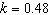 Suppose that   is directly proportional to the 4th power of   . If it is known that   when   , find the proportionality constant. Round to the nearest hundredth. A)    B)    C)    D)    E)   