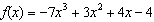 Determine the end behavior of the function   . A)  As   and as   . B)  As   and as   . C)  As   and as   . D)  As   and as   . E)  As   and as   .