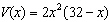 A cardboard box has a square base, with each edge of the base having length   inches, as shown in the figure. The volume of the box is determined by the function   . What is the domain of   in the context of this problem?   A)    B)    C)    D)    E)   