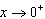 Determine the behavior of the function   as   . A)  As   ,   . B)  As   ,   . C)  As   ,   . D)  As   ,   . E)  As   ,   .