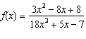 Find the equation(s)  of the vertical asymptote(s)  of   . A)      B)      and     C)      D)      and     E)      and    