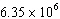 Suppose a rocket is fired upward from the surface of the earth with an initial velocity   (measured in m/s) . Then the maximum height   (in meters)  reached by the rocket is given by the function   where the radius of the earth   is   meters and the acceleration due to gravity   is 9.8   . If the initial velocity of the rocket is 9100 m/s, what is the maximum height reached by the rocket? A)    meters B)  5.26e+14 meters C)  -7.86e+07 meters D)  1.26e+07 meters E)  6.35 meters