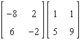 Perform the matrix operation as indicated.   A)    B)    C)    D)    E)   
