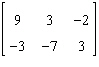 <strong>Perform the matrix operation as indicated. </strong> A) B) Not possible C) D) E)