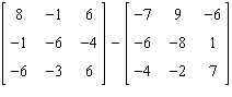 Perform the matrix operation as indicated.   A)    B)  Not possible C)    D)    E)   