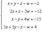 Find the solution to the given matrix by solving the matrix equation   .   A)    B)    C)  No solution D)    E)   