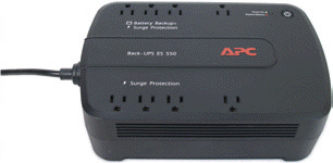 <strong> The accompanying figure shows an example of a ____.</strong> A) UPS B) surge strip C) ventilation system D) boot disk