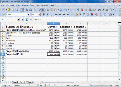   As shown in the accompanying figure a ____ is a grid of columns and rows. A)  database B)  task manager C)  worksheet D)  diagnostic application