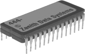   A ____ chip package, like the one shown in the figure above, has two rows of pins. A) DIP B) DIMMs C) PGA D) SIMMs