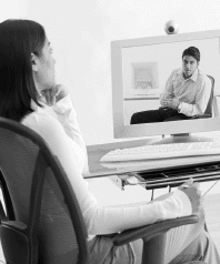   The device shown in the figure above is called a(n) ____. A) tethered camera B) videoconferencing camera C) analog camera D) video capture camera