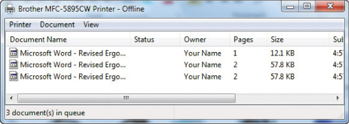   The accompanying figure shows an example of ____. A)  Backstage view B)  Print Preview C)  the Print dialog box D)  the print queue
