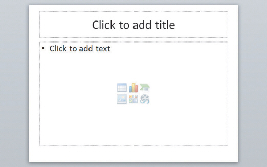   The figure above shows the ____ slide layout. A)  Title and Content B)  Title Slide C)  Content with Caption D)  Two Content